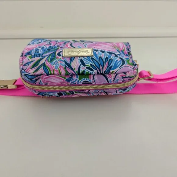 NWOT! Lilly Pulitzer GWP Belt Bag In Gecko Green Tiger Sunrise - Picture 5 of 16